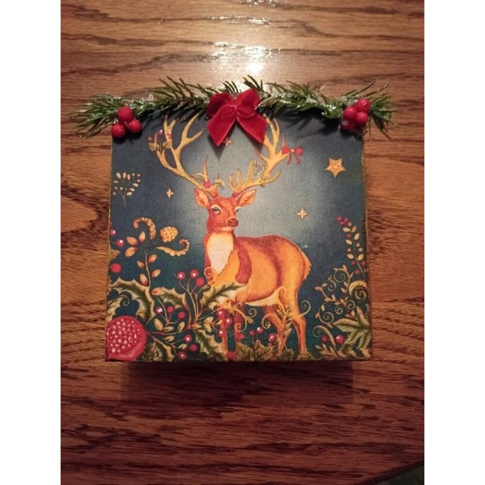 Handcrafted Deer shelf desk sitter
